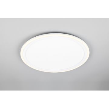 Plafoniera Cora, RL, 45x3 cm, 16W / 1.5W, 2x SMD, plastic, alb