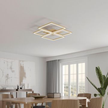 Plafonieră Cu Led 53 W  75,5/75,5/5 cm