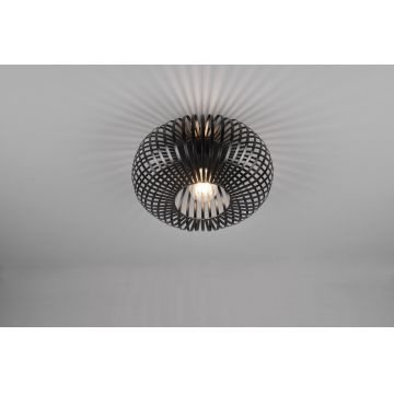 Plafoniera Johann, TRIO, 30x18 cm, 60W, 1x E27, metal, negru mat