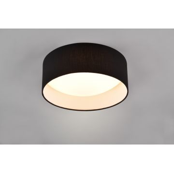 Plafoniera Locarno, RL, 30x11 cm, 12W, 1x SMD, textil, negru