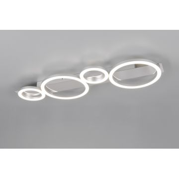 Plafoniera Lumos, RL, 72x23x5.5 cm, 26.5W, 1x SMD, metal, argintiu