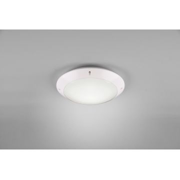 Plafoniera pentru exterior Camaro, RL, 26x8.5 cm, 12W, 1x E27, plastic, alb mat