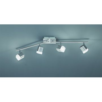 Plafoniera Roubaix, RL, 78x9x14.5 cm, 3.5W, 4x SMD, metal, nichel mat