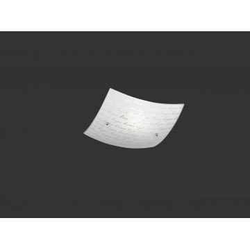 Plafoniera Signa, TRIO, 30x30x9 cm, 40W, 1x E27, metal, alb