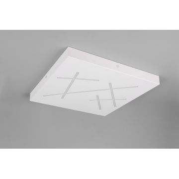 Plafoniera Snip, TRIO, 50x50x5 cm, 24W, 1x SMD, metal, alb mat