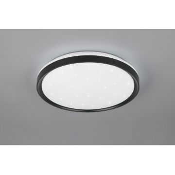 Plafoniera Solit, RL, 39x7 cm, 14W, 1x SMD, plastic, negru mat