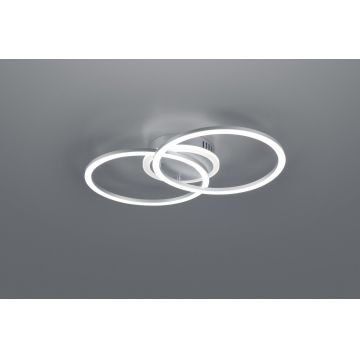 Plafoniera Venida, RL, 50x30x7.5 cm, 25W, 1x SMD, metal, titaniu
