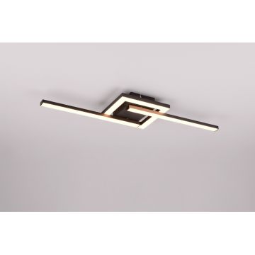 Plafoniera Viale, RL, 54.4x16x5 cm, 17W, 1x SMD, metal, negru mat