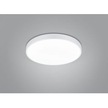 Plafoniera Waco, TRIO, 49x6 cm, 52.5W, 1x SMD, metal, alb mat