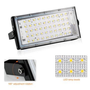 Proiector Dreptunghiular MRG M836, 220v , 50w, Led SMD
