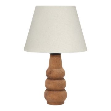 Veioză Cabini, crem, 22x22x30 cm