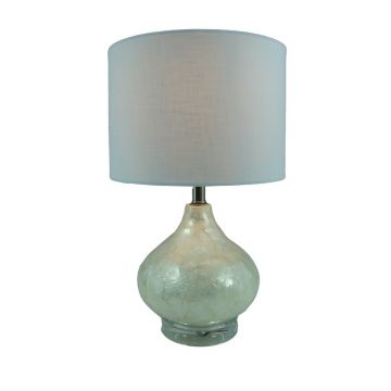 Veioză Guidance Inart, alb, 25x41 cm