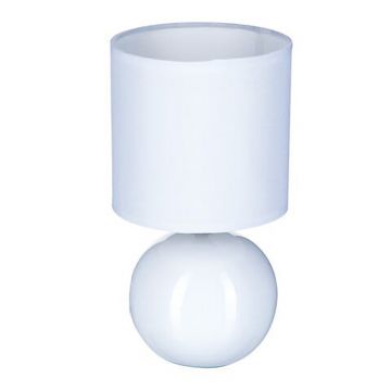 Veioză PWL-1210, alb lucios, 13x25 cm