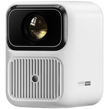 Xiaomi Videoproiector portabil Wanbo Dali 1, Luminozitate 350 Lumeni, Rezolutie HD 1280 x 720, Wireless, Bluetooth, Alb