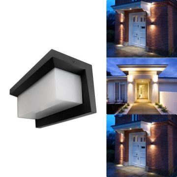 Aplica LED Lagos, 12W, lumina neutra 840 lm, design modern, grad protectie IP54