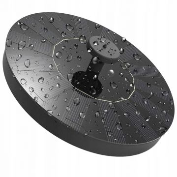Fantana solara de gradina cu pompa, diametru 16 cm, debit 180l/h, 7V/1.4W