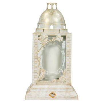 Felinar Mare din Sticla cu Decoratiune 6, 1400 g, Max-Pol