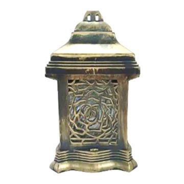 Felinar Mic Auriu, 24 Cm, 20 Ore