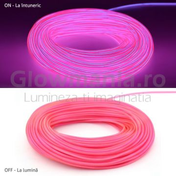 Fir electroluminescent neon flexibil EL wire 3,2 mm
