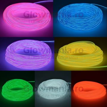Fir electroluminescent neon flexibil EL wire 5 mm
