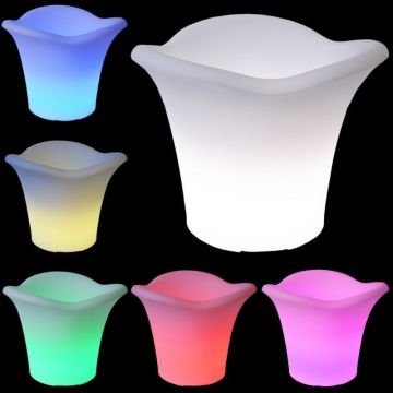 Frapiera LED RGBW 16 culori, control telecomanda, IP68, acumulator, 32cm