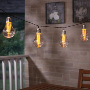 Ghirlanda luminoasa Hemma, decor gradina, 10 LED-uri lumina calda, total 3.8 metri