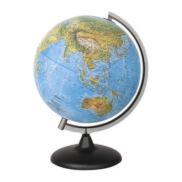 Glob pamantesc Geoglobe 25 cm, harta fizica