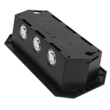 Lampa de Perete, 2 Culori de Lumina, Incarcare Solara, 6 LED-uri