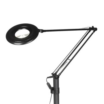 Lampa LED masa tatuat, lupa, 20W, brat 76 cm, lumina neutra