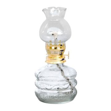 Lampa Mica in Forma Dreapta, pentru Ulei Parafinic - 16 cm