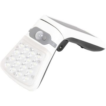 Lampa Perete Solara, 9.5 cm Lungime, Senzor Miscare, Conic, Putere 20W, Alb