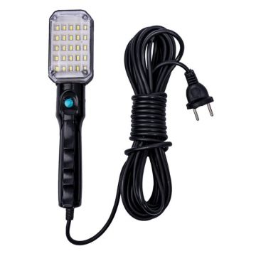 Lampa Portabila de Lucru cu Led, 3 W ,5 m, Negru, Z-tools
