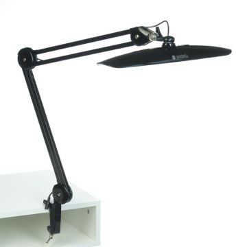 Lampa profesionala de birou, 24W, 5600K-6000K, 550lm-2200lm, negru