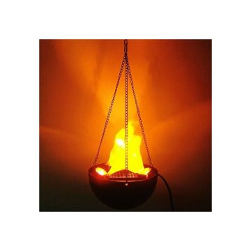 Lampa suspendata cu flacari false, halogen 10W