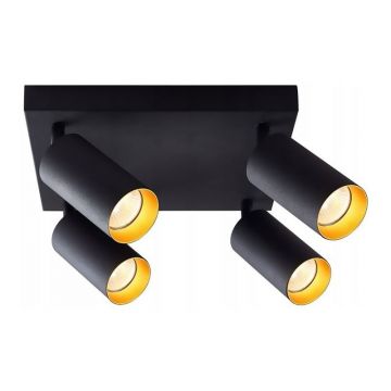 Plafoniera de tavan, 4 becuri x 35W, soclu GU10, rotatie 350 grade