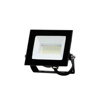 Proiector LED 20W, 1620lm, IP65, 6500K, Negru, Well