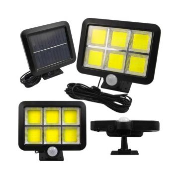 Proiector LED cu senzor de miscare, 4W, 250 lm, IP54, senzor miscare PIR, 1200mAh