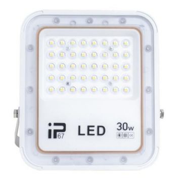 Proiector Led, IP 67, 30 W, 220 V, Corp Aluminiu, Alb, Z-tools