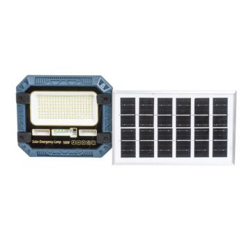 Proiector LED, IP66, Telecomanda, 100W, Panou Separat, Incarcare Solara