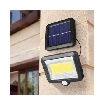 Reflector solar LED COB, 5W, 180 lm, senzor miscare, raza detectare 5-8 m, carcasa ABS, IP54