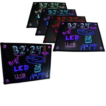 Tablita led multicolora rescriptibila mare