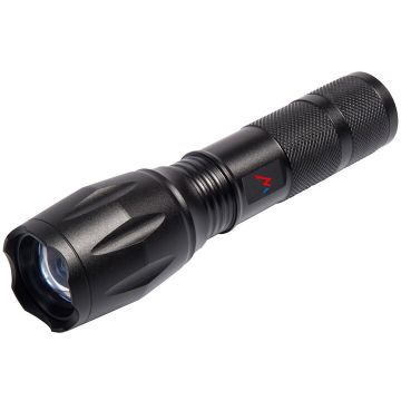 Wonder Lanterna Wonder T1502L, 3W, 150 lm, 3AAA, autonomie 4h, IP44, distanta iluminare 100m, Aluminiu, Negru