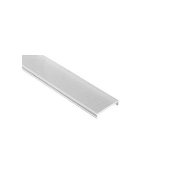 Abajur slim pentru profil LED, lungime 2 m, policarbonat, alb