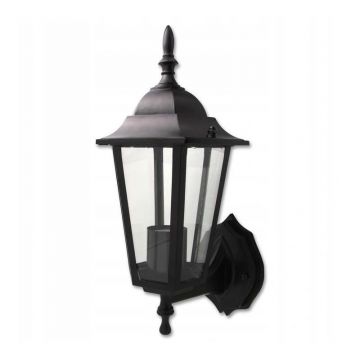 Aplica LED de exterior, 1xLED E27, 60W, aluminiu si sticla