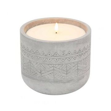 Candela piatra, LED intermitent efect flacara, timer, sursa lumina alb cald