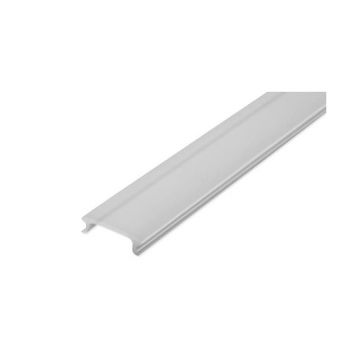 Capac profil banda LED, polipropilena, montare prin clipsare, 2 m, transparent