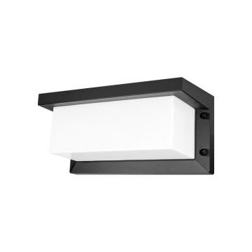 Corp arhitectural Lagos 2, 1 LED E27 50W, montare pe fatada, aluminiu si PC, IP54