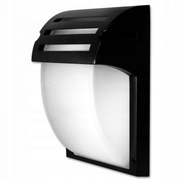 Corp de iluminat exterior, E27, 60W, IP54, aluminiu si sticla