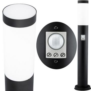 Corp de iluminat stalp pentru terasa, LED 40W, inaltime 65 cm, senzor miscare