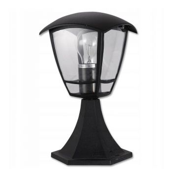 Felinar exterior, design retro, LED E27, maxim 60W, aluminiu/policarbonat